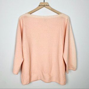 St.John Sport | Pink Peach Knitted Sweater Top Size Medium